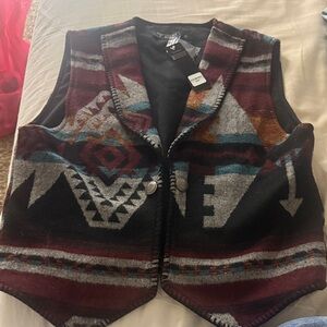 Women's Multicolor Patterned Vest